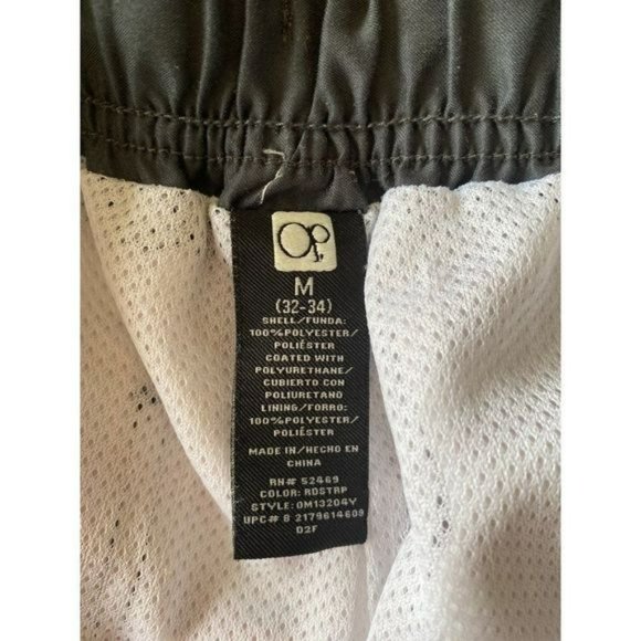 OCEAN Pacific OP Board Shorts Red Stripe Waist 32-34 Size M Lined Black Gray VGC - Picture 4 of 15